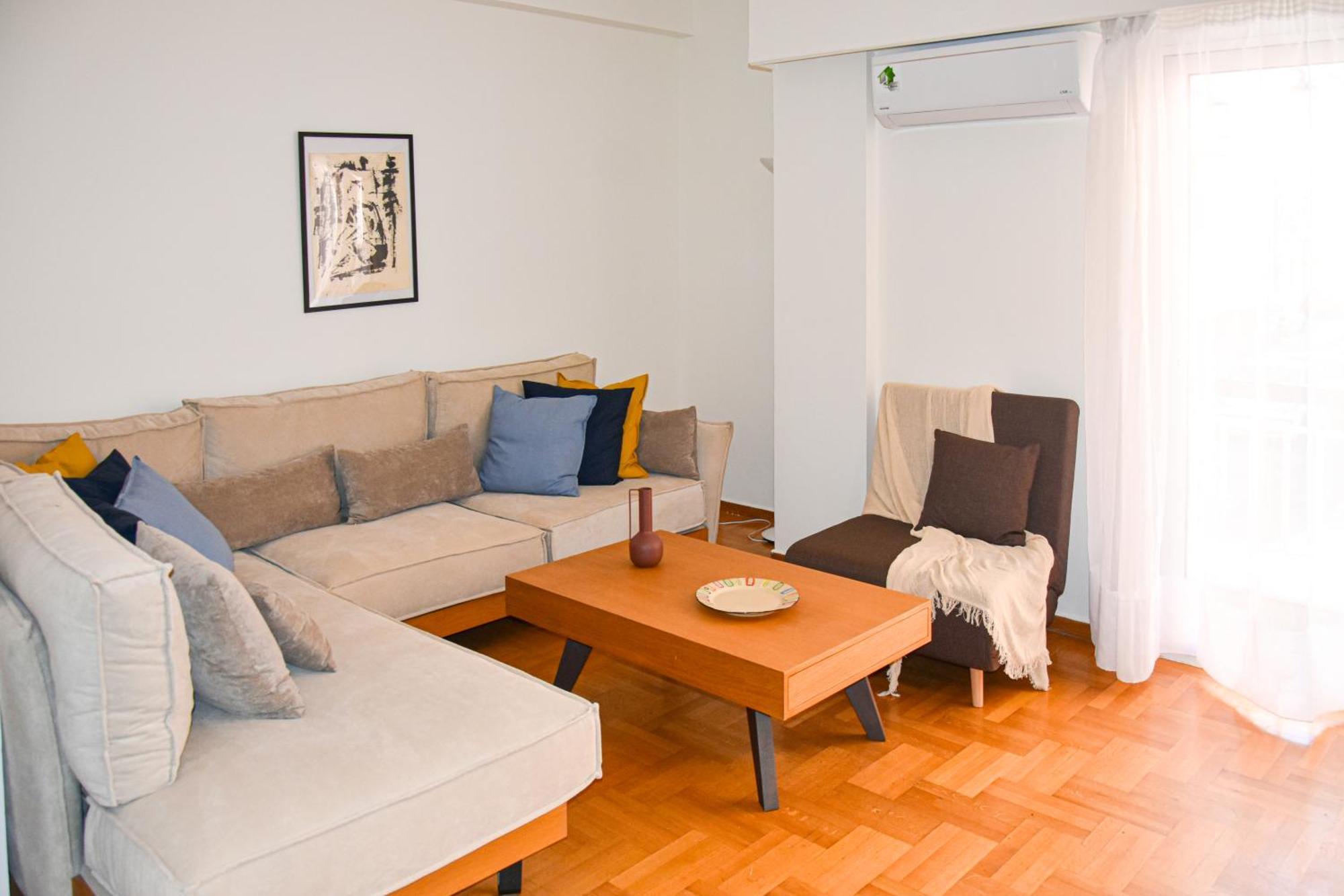 Spacious Modern Apartment In Pagkrati Atény Exteriér fotografie