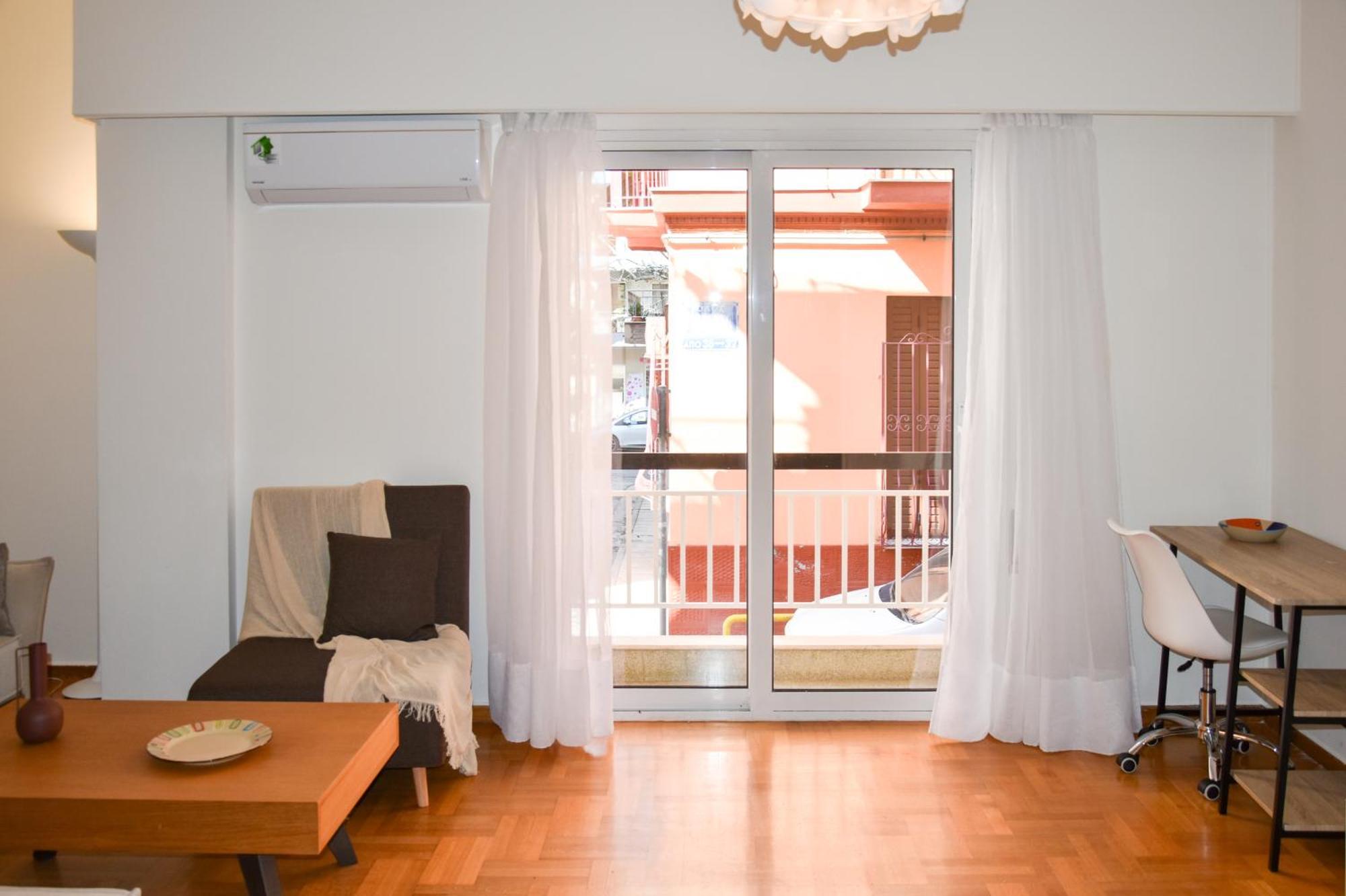 Spacious Modern Apartment In Pagkrati Atény Exteriér fotografie