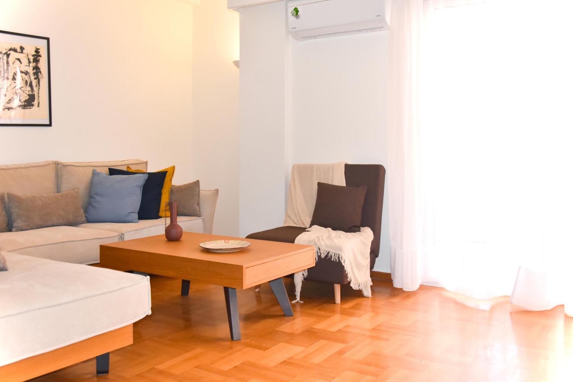Spacious Modern Apartment In Pagkrati Atény Exteriér fotografie
